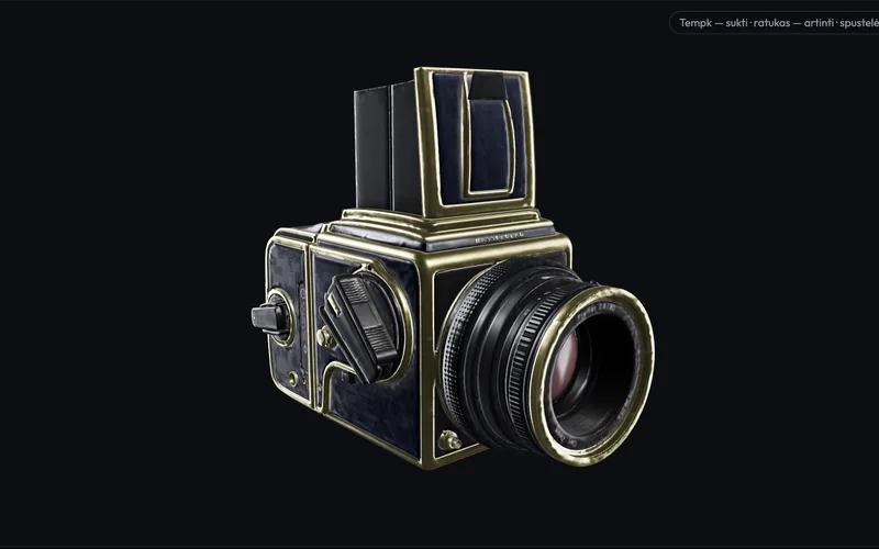 Cameras: a 3D medium format camera that students can take apart